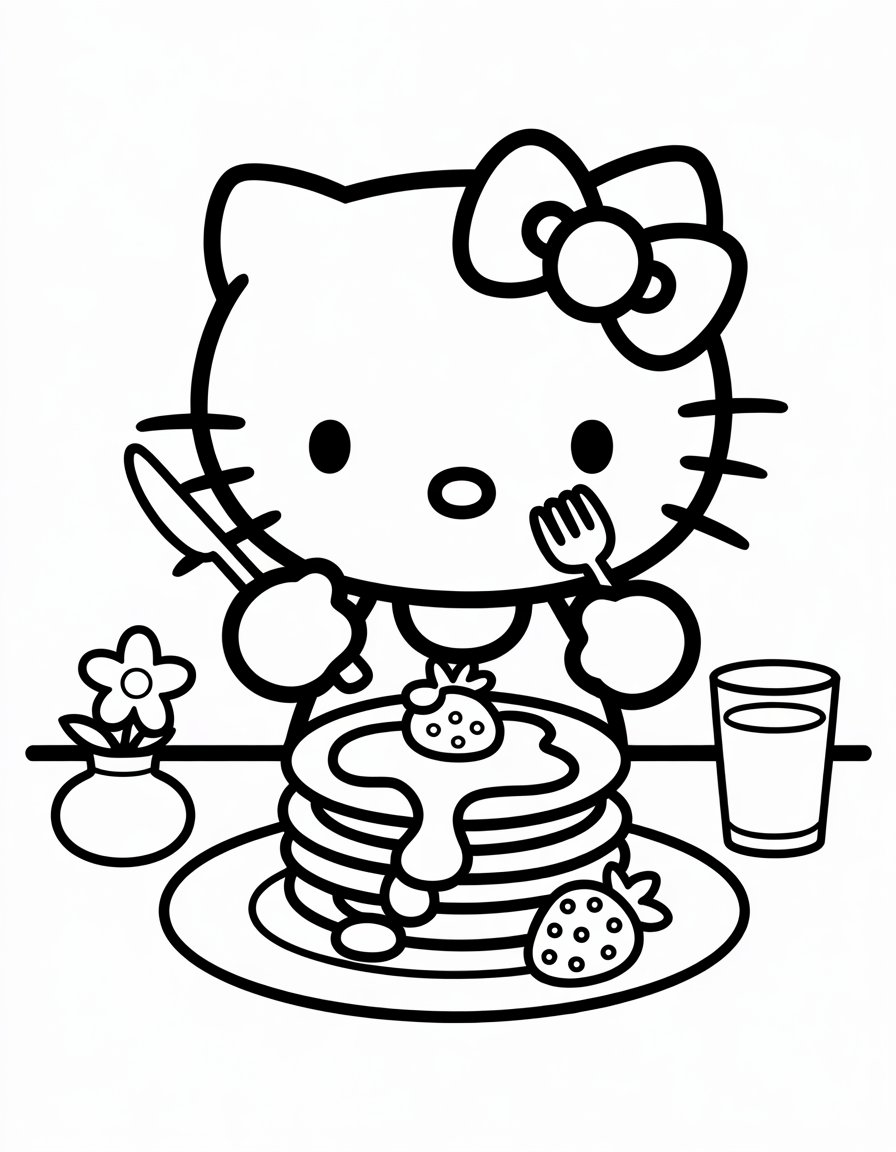 Breakfast Hello Kitty